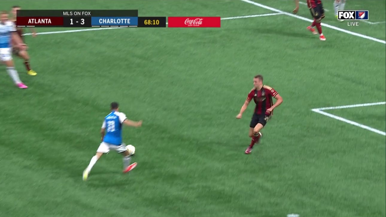 Charlotte's Liel Abada bags his 2nd goal of the game to grab a 3-1 lead over Atlanta United
