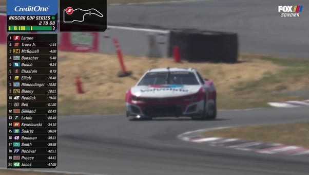 FINAL LAPS: Kyle Larson secures first place to win Toyota / Save Mart 350 at Sonoma Raceway