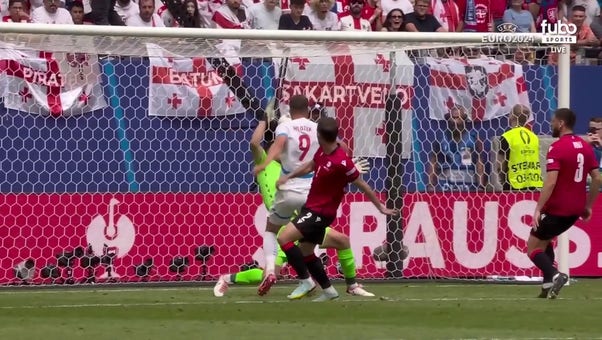Czechia's goal is disallowed against Georgia after VAR indicates a handball | UEFA Euro 2024