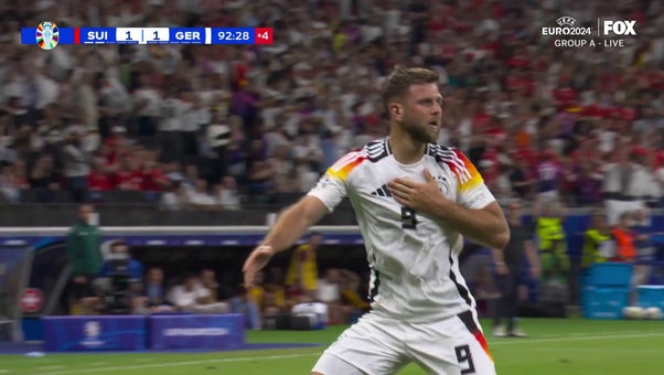 Germany's Niclas Füllkrug scores in stoppage time to secure a draw vs. Switzerland | UEFA Euro 2024