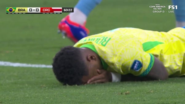 Brazil nearly scores in spectacular fashion in the 60th minute vs. Costa Rica | 2024 Copa América