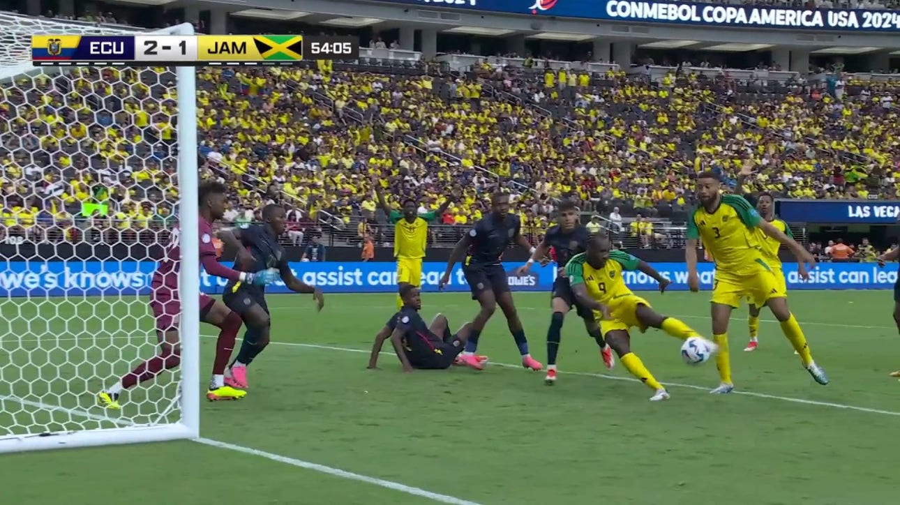 Michail Antonio scores in 54' and helps Jamaica trim into Ecuador's lead | 2024 Copa América 