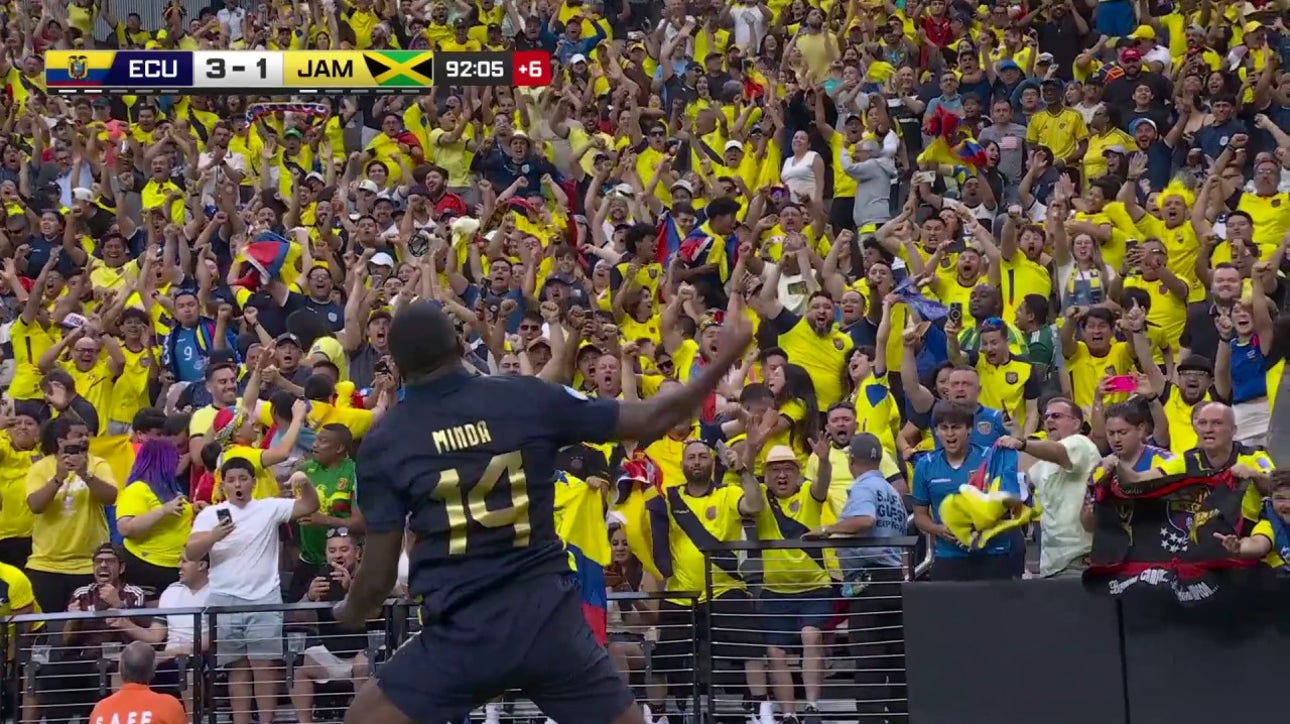 Alan Minda scores in stoppage time, secures Ecuador's 3-1 victory over Jamaica | 2024 Copa América 