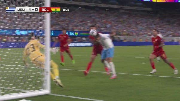 Facundo Pellistri scores in 8' to give Uruguay a 1-0 lead over Bolivia | 2024 Copa América