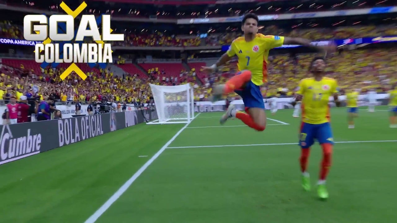Luis Díaz's penalty kick gives Colombia a 1-0 lead over Costa Rica | 2024 Copa América