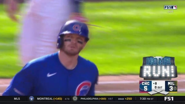 Ian Happ crushes a two-run homer as Cubs take a 5-3 lead over Brewers