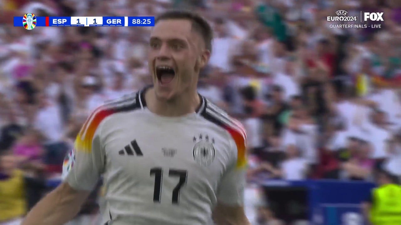 Germany's Florian Wirtz drills equalizer in 89' against Spain | UEFA Euro 2024 | Quarterfinals