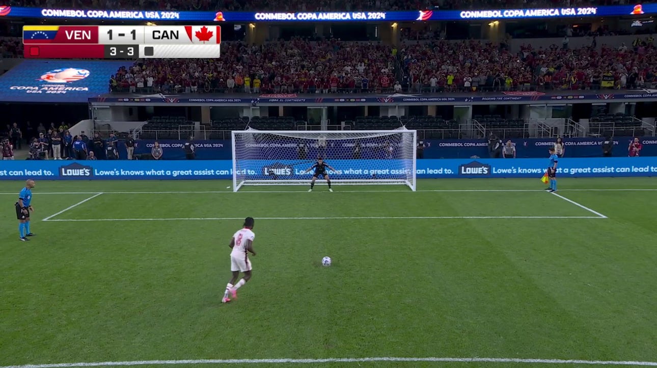 Canada UPSETS Venezuela to advance to semifinals after PK Shootout | Copa América 2024