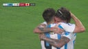 Argentina's Julian Alvarez finds the net in 21' to take a 1-0 lead over Canada | 2024 Copa América