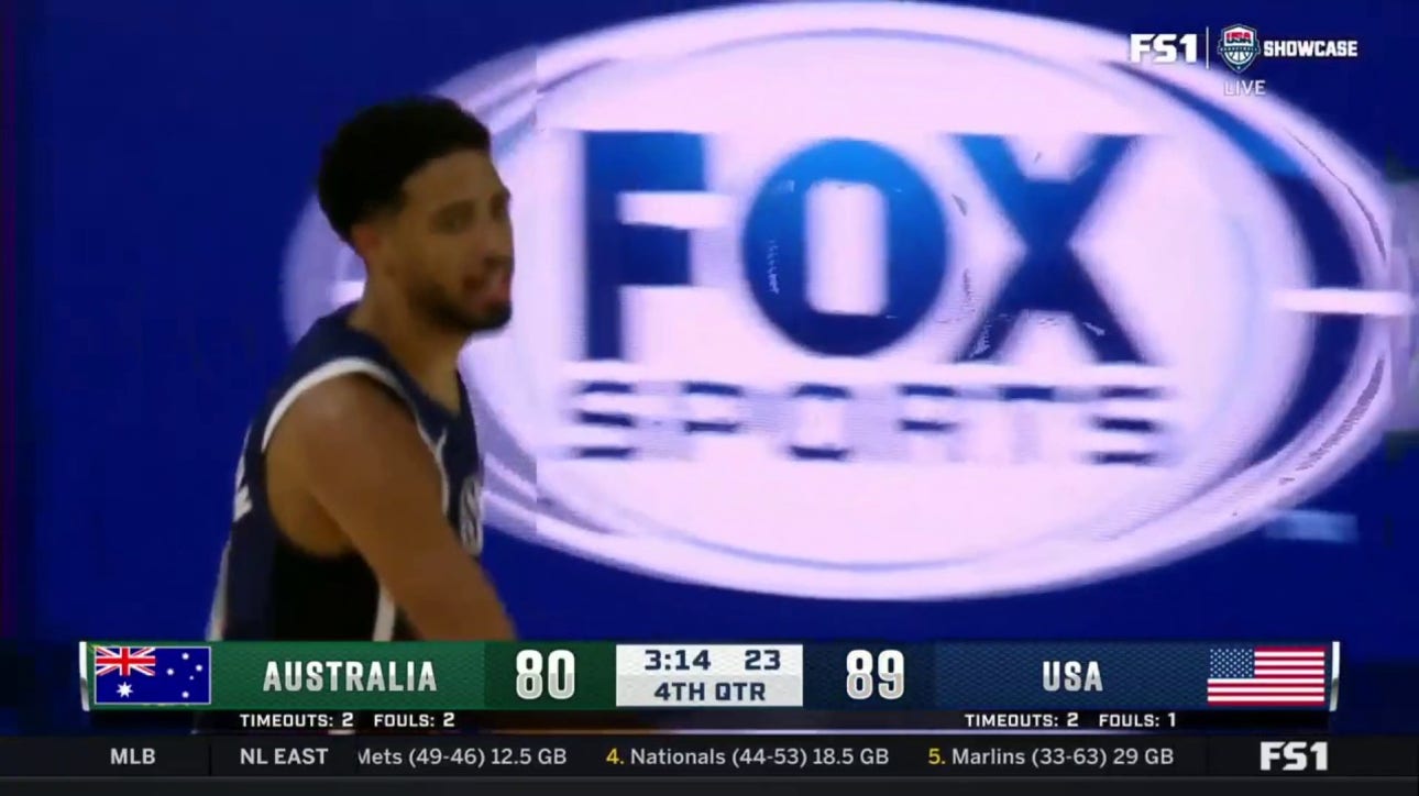 Tyrese Haliburton drains back-to-back 3-pointers to seal United States' 98-92 victory over Australia