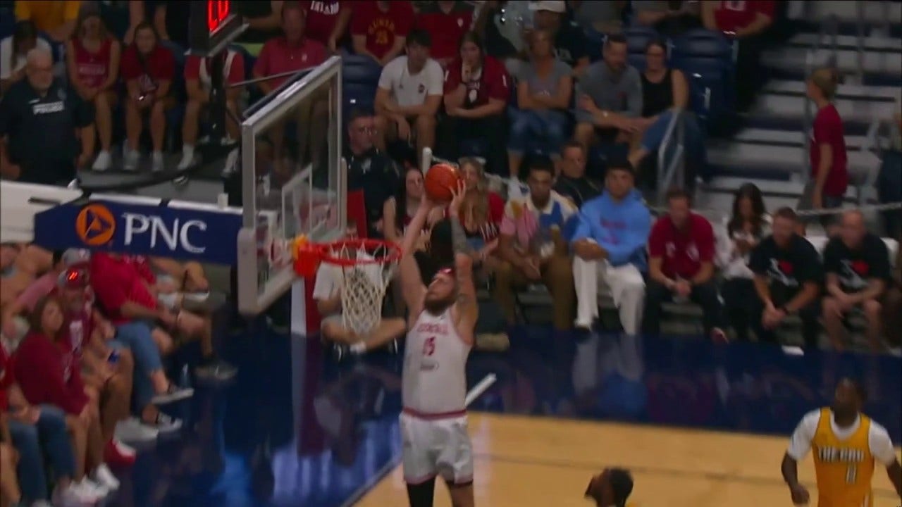 Dakota Quinn SLAMS down a strong two-handed alley-oop to extend Assembly Ball's lead | The Basketball Tournament