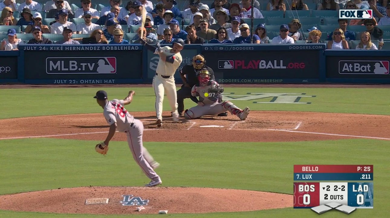 Gavin Lux belts a solo homer as Dodgers strike first vs. Red Sox