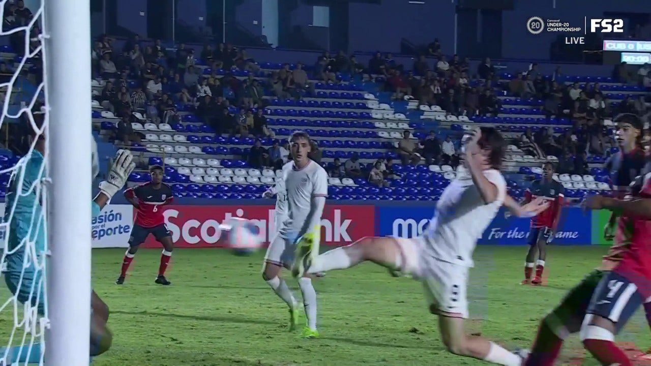 Marcois Zambrano scores a SWEET goal in stoppage time to help USA defeat Cuba, 4-0