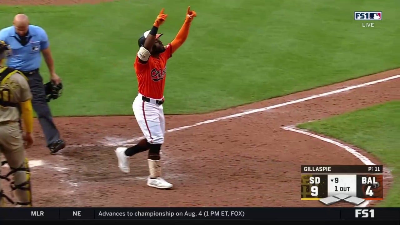 Orioles' Cedric Mullen crushes a two-run home run against the Padres | MLB on FOX