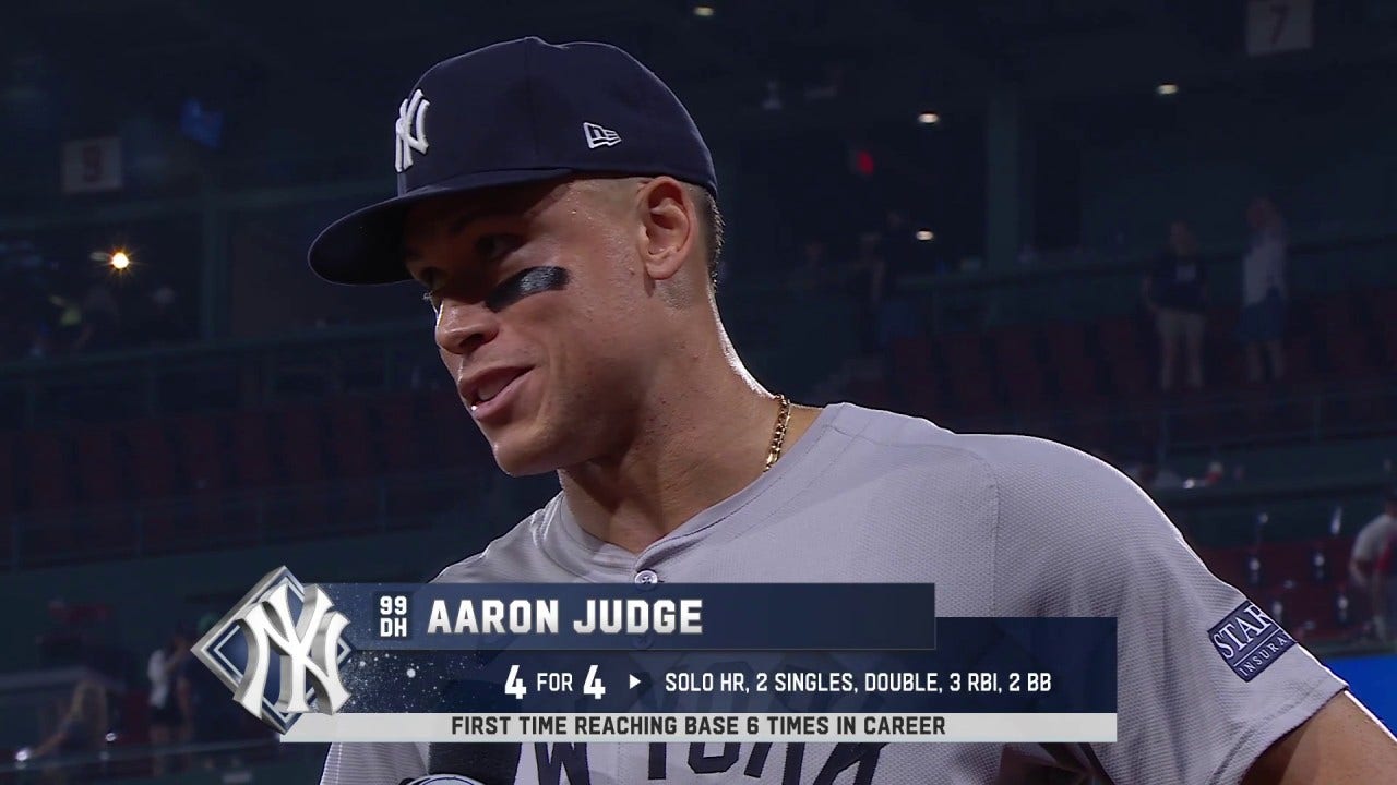 'You love being in these moments' - Aaron Judge recaps Yankees' resilient comeback victory over Red Sox