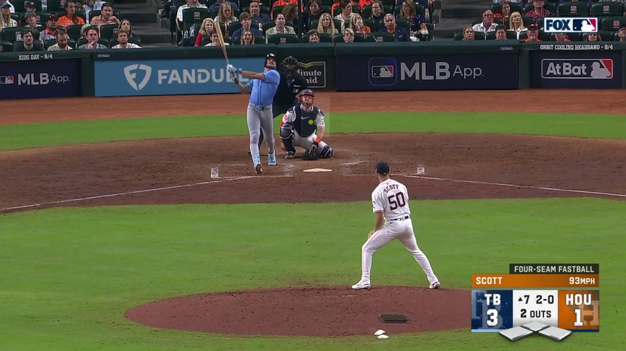 Yandy Díaz, Josh Lowe go yard to help Rays grab commanding lead over Astros