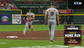 Matt Chapman cranks a solo homer in the bottom of the 9th to bring the Giants within two of the Reds
