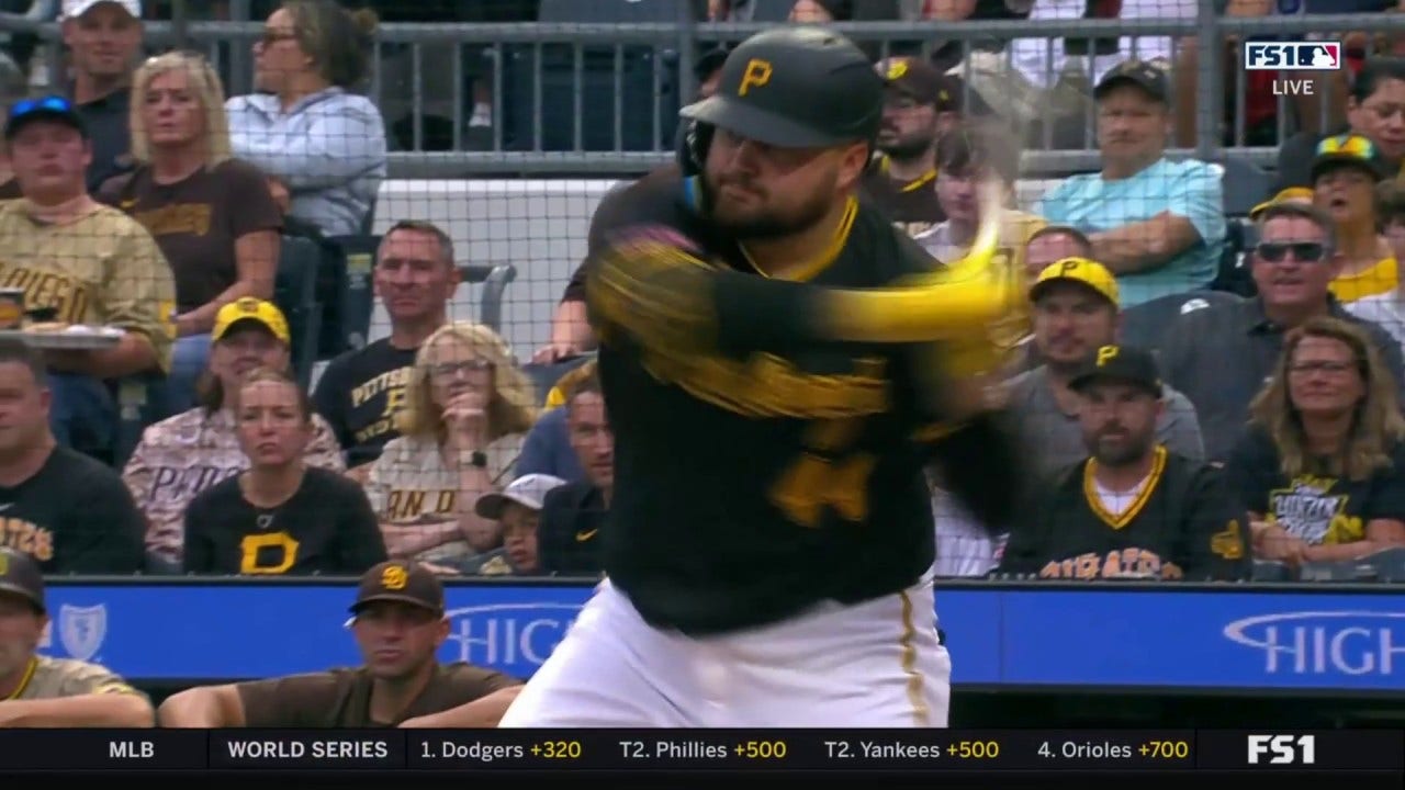 Rowdy Tellez & Ke'Bryan Hayes knock in the first couple runs for the Pirates to go up 2-0 on the Padres