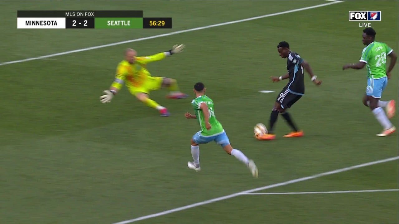 Kelvin Yeboah pull off a BEAUTIFUL chip to help Minnesota United tie the game vs. Seattle Sounders