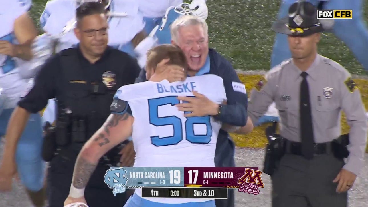 Dragan Kesich's 47-yard field goal is no good, North Carolina defeats Minnesota 19-17