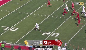 Josh Cameron breaks MULTIPLE tackles on a 47-yard receiving TD to help Baylor trim deficit vs. Utah 