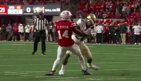 Dylan Raiola finds Rahmir Johnson for an 18-yard TD, extending Nebraska's lead over Colorado