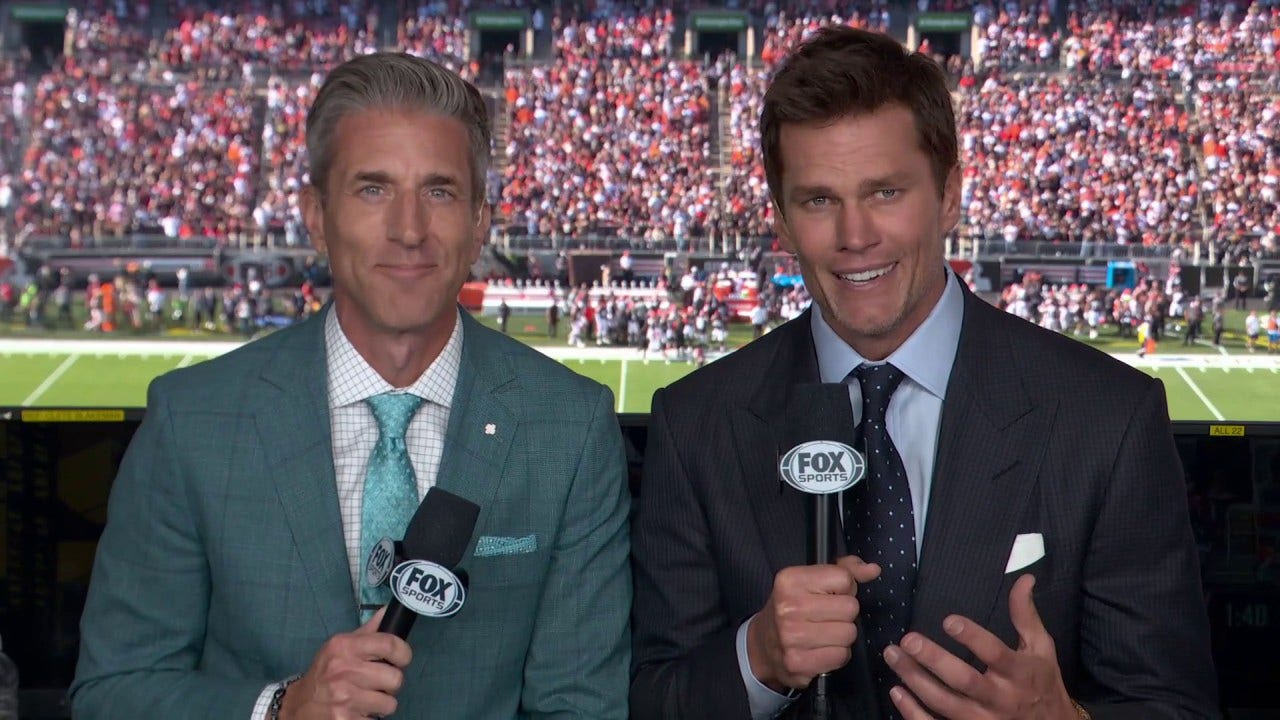 Tom Brady makes his broadcast debut at Cowboys vs. Browns | NFL on FOX ...