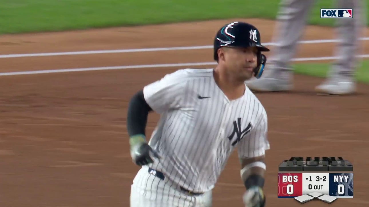 Gleyber Torres crushes a leadoff homer, giving Yankees an early lead over Red Sox