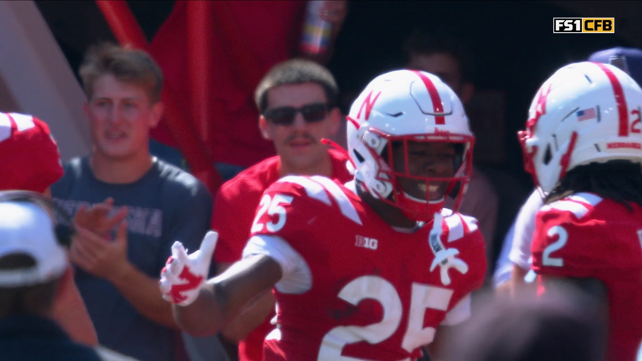 Jamal Rule takes it 24 yards for a TD, giving Nebraska lead over Ohio