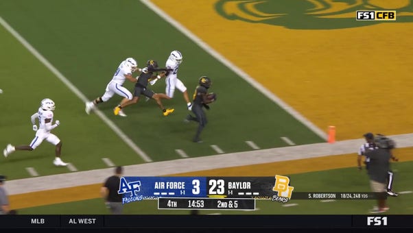 Richard Reese breaks out for a 28-yard touchdown to extend Baylor's lead over Air Force