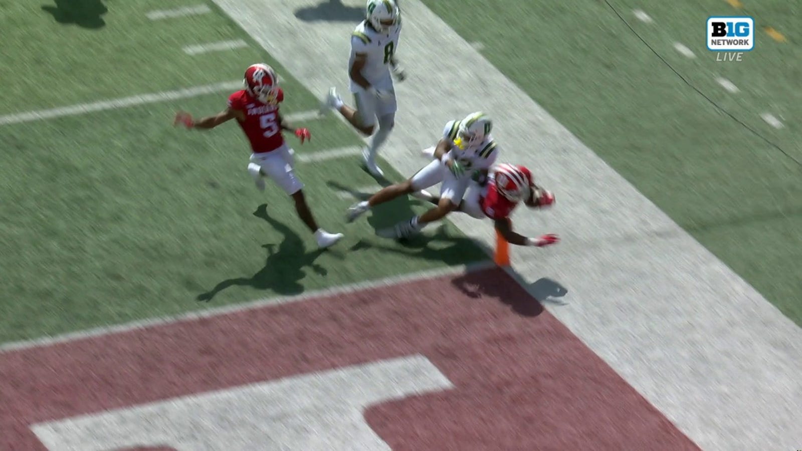 Kaelon Black's 21-yard touchdown run gives Indiana a 45-14 lead over Charlotte