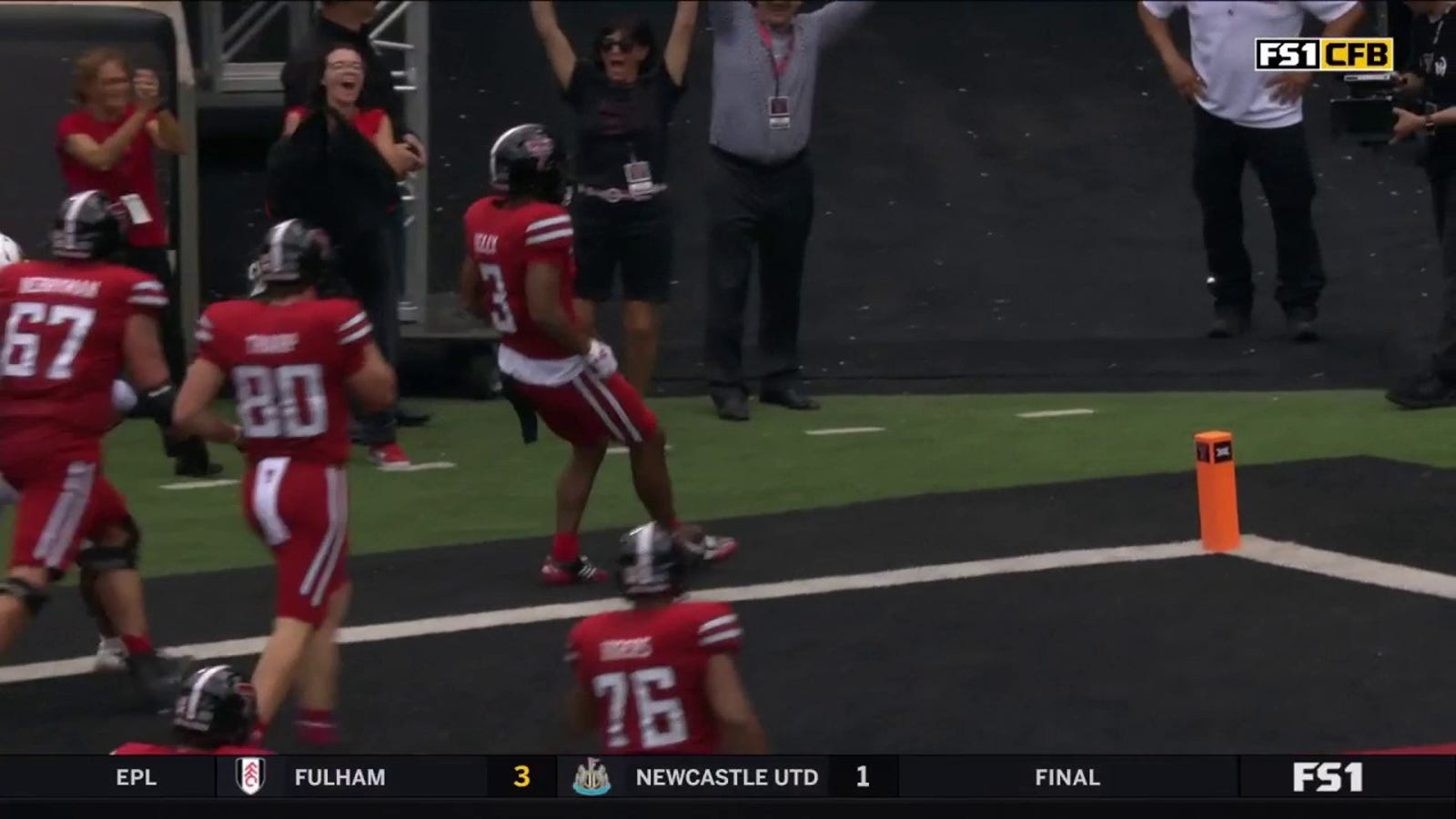 Behren Morton hits Josh Kelly on a 21-yard TD, giving Texas Tech a 14-0 lead vs. ASU