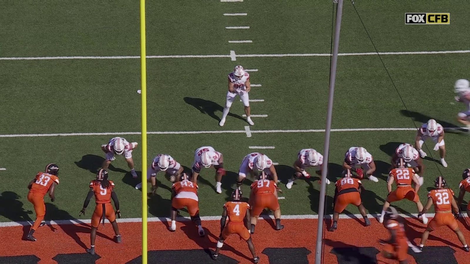 Utah's Brant Kuithe bulldozes past Oklahoma State's defense on  a 1-yard rushing TD