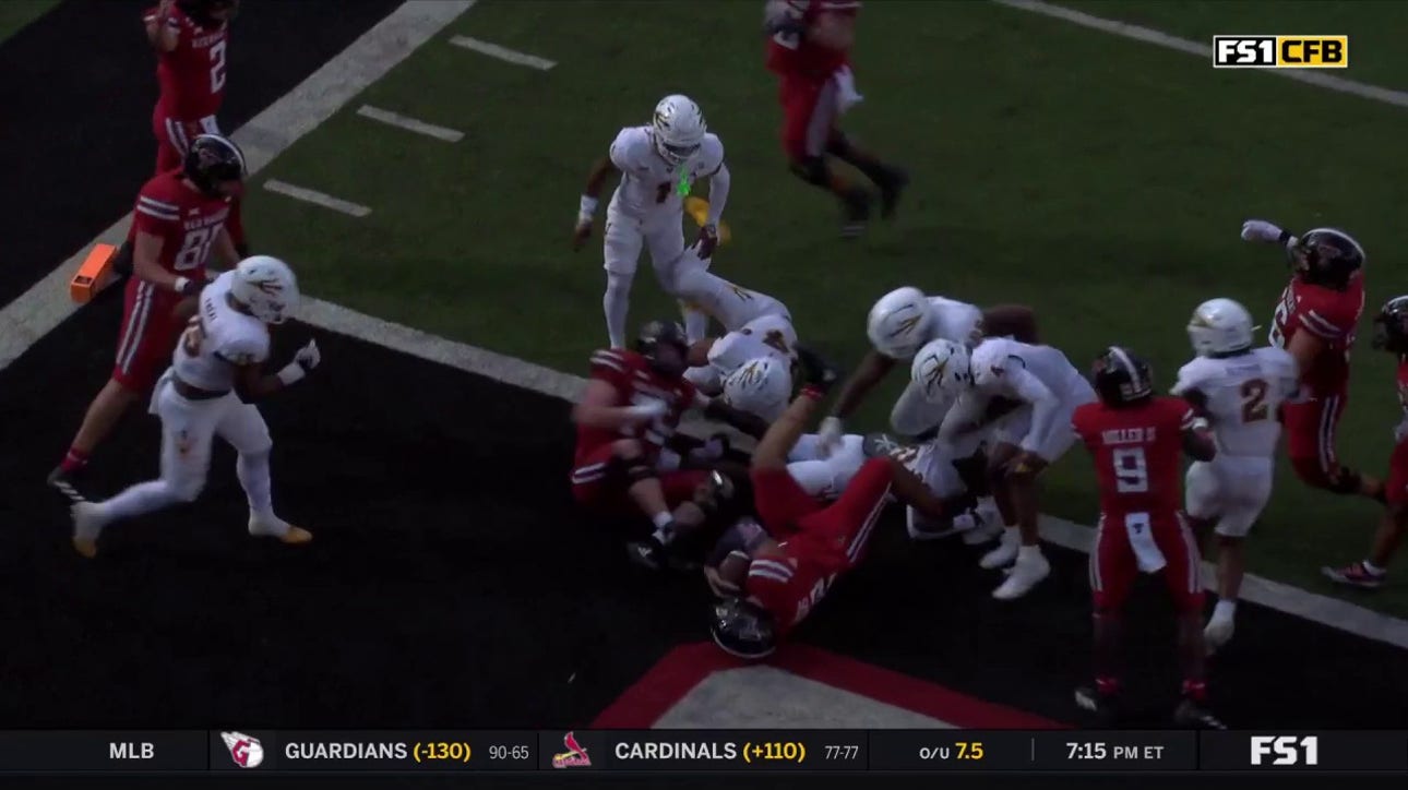 Jalin Conyers punches it in from three yards, extending Texas Tech's lead over Arizona State to 24-10