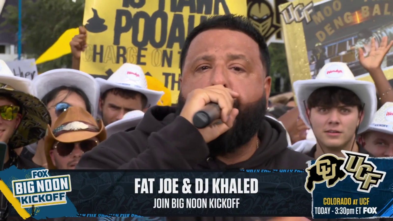 DJ Khaled, Fat Joe deliver a PASSIONATE speech on CFB ahead of UCF vs. Colorado | Big Noon Kickoff