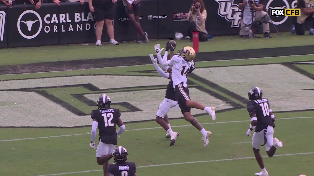 Shedeur Sanders, Will Sheppard connect on a WILD 47-yard TD to help Colorado regain the lead vs. UCF