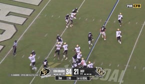 Colorado's Shedeur Sanders connects with LaJohntay Wester on a 10-yard TD vs. UCF 