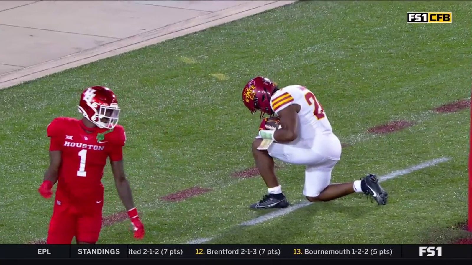 Abu Sama rushes for an INCREDIBLE 77-yard TD, extending Iowa State's lead over Houston