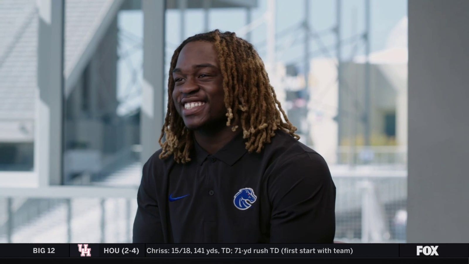 Boise State RB Ashton Jeanty discusses his unique football journey, Heisman pose celebration