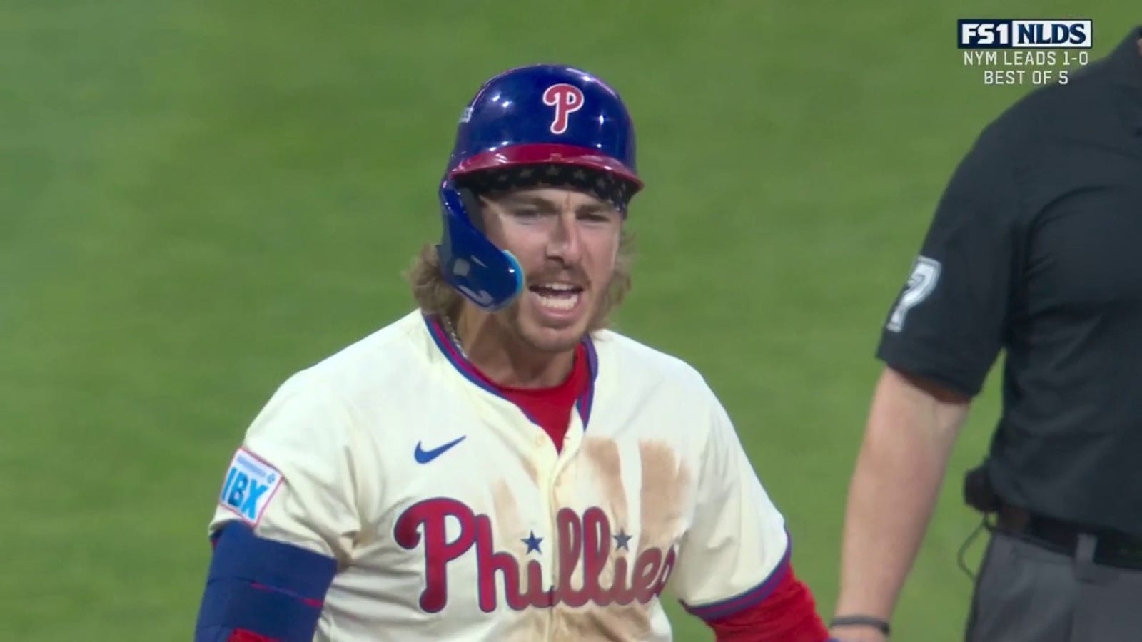 Bryson Stott tripled and scored two runs, giving the Phillies the lead against the Mets