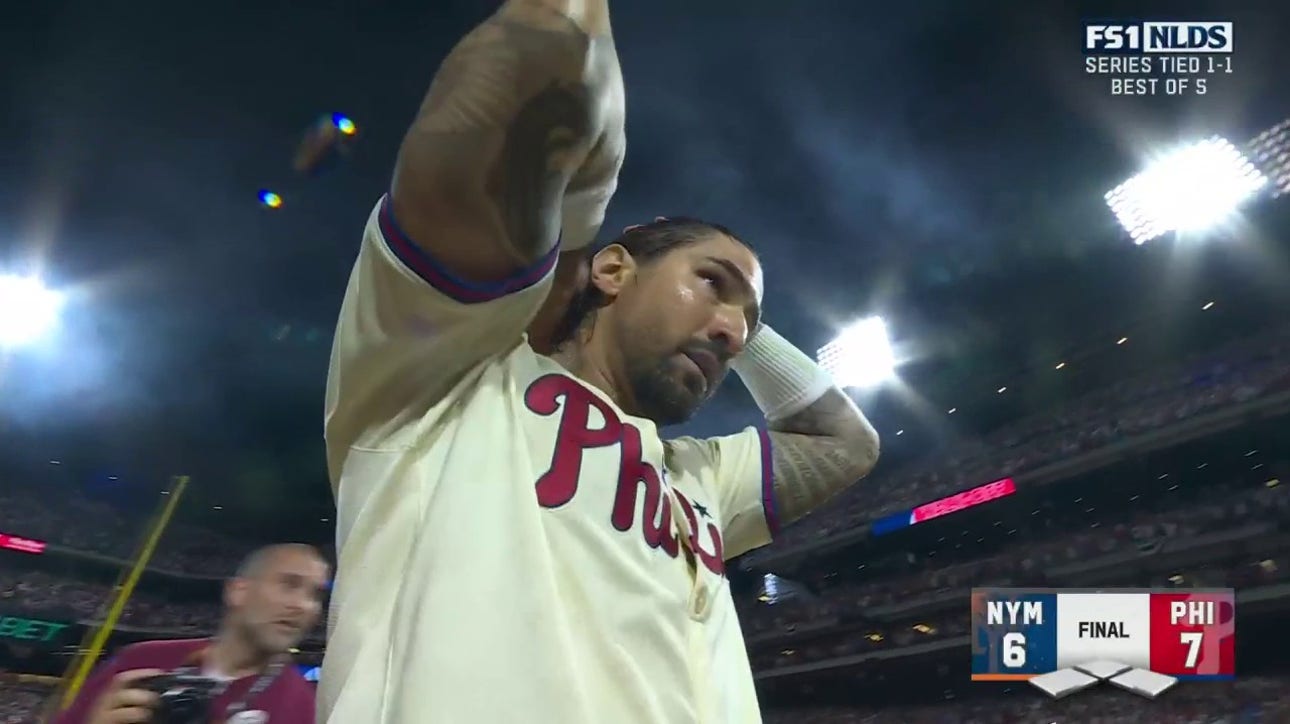 Nick Castellanos lines a walk-off single to win it for the Phillies, a 7-6 victory vs the Mets