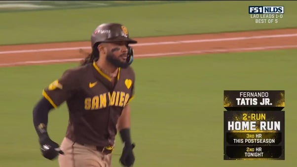 Fernando Tatis Jr. crushes a solo home run, extending Padres' lead over Dodgers