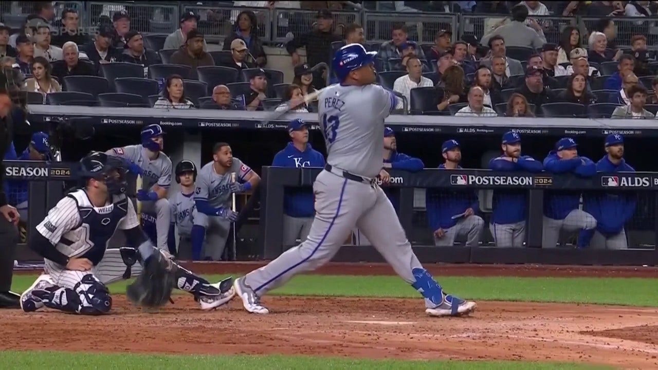 Salvador Perez LAUNCHES a solo home run to help Royals defeat Yankees, 4-2