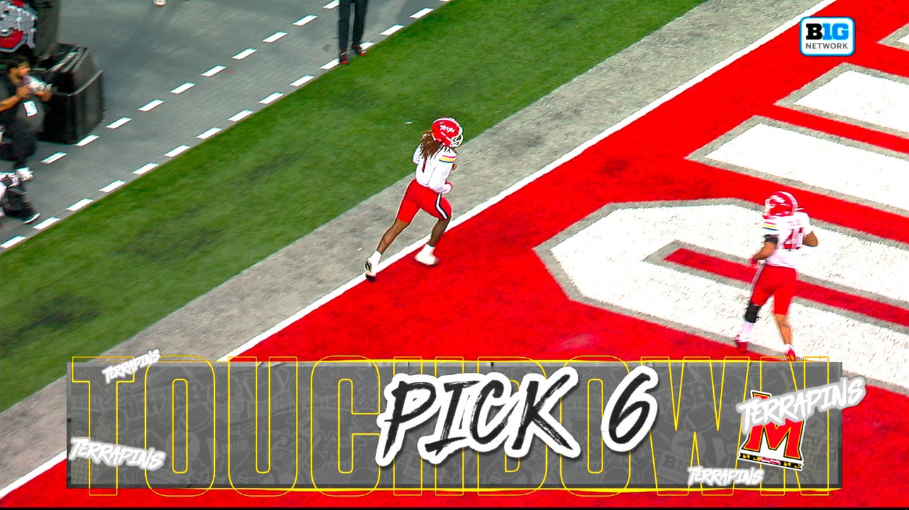 Daniel Wingate returns 52-yard pick-six, cutting Maryland's deficit against Ohio State