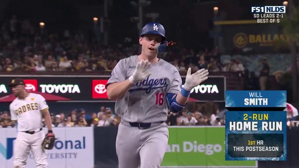 Dodgers' Will Smith CRUSHES a two-run home run to extend lead vs. Padres