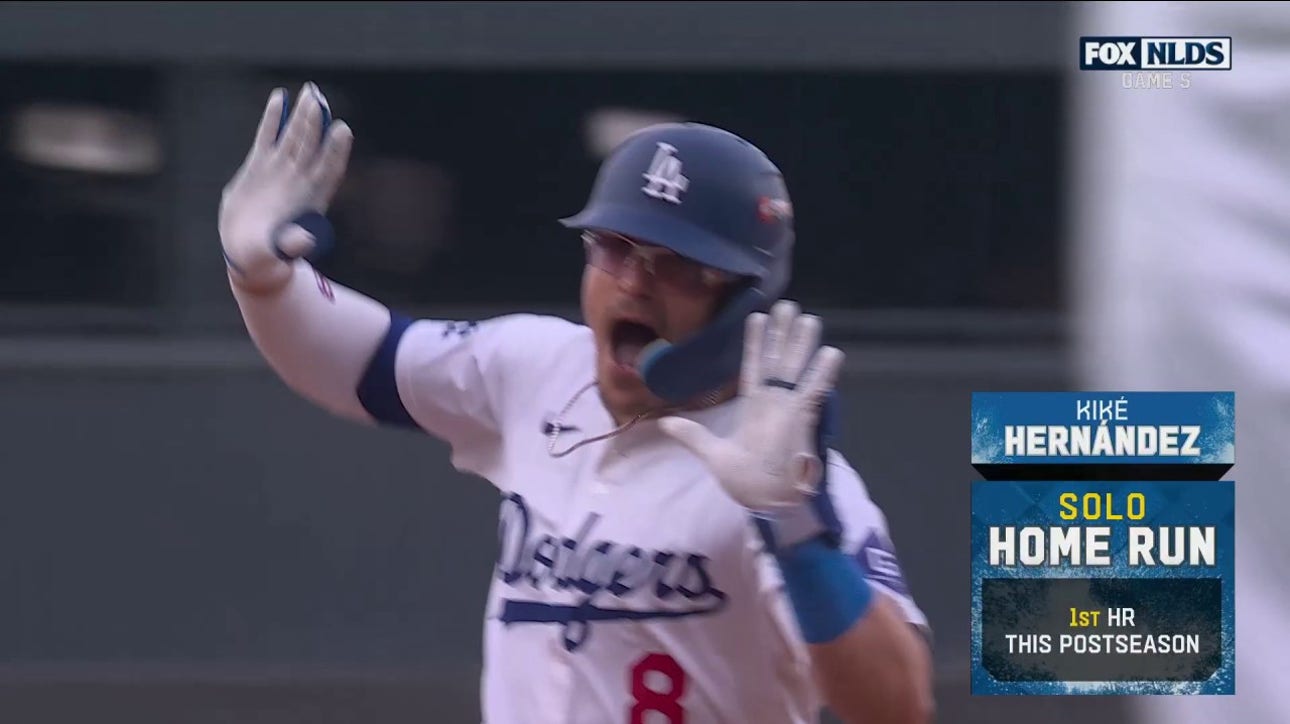 Dodgers' Kiké Hernández BLASTS a solo home run to take an early 1-0 lead over Padres