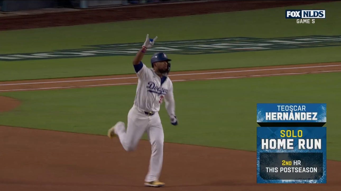 Teoscar Hernández crushes solo home run in Dodgers' 2-0 win over Padres