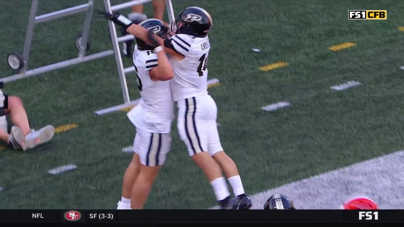 Purdue's Nyland Green strips Illinois' Luke Altmyer; Will Hedt recovers the fumble and scores a touchdown