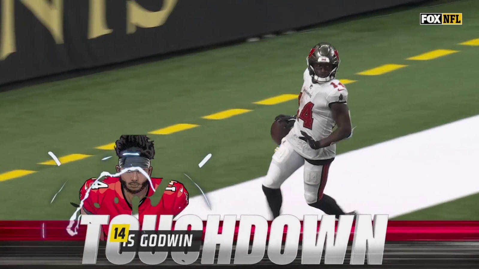 zkhofcihh225kta1 Baker Mayfield connects with Chris Godwin for a 55-yard touchdown to help the Buccaneers defeat the Saints, 51-27 | NFL Highlights