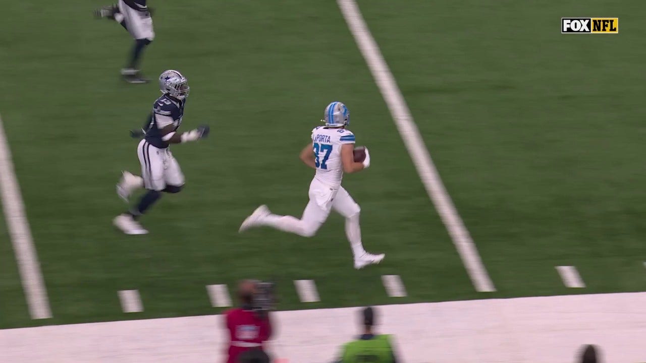  'If you're not having fun watching that, you don't have a heartbeat' on Lions' flea flicker TD | NFL Highlights